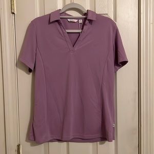 Lady Hagen medium purple golf polo